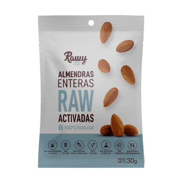 Frutos Secos Almendras Raw Activadas 30g x12