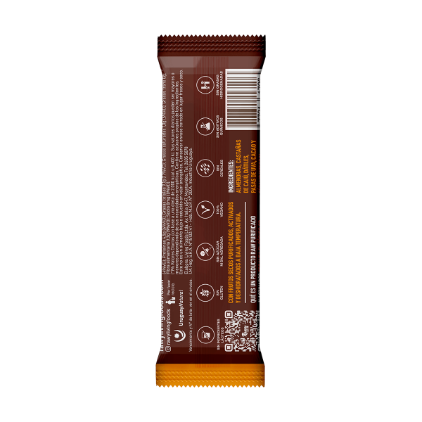 Barritas Raw Activada de Cacao x12