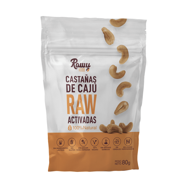 Frutos secos Castañas Raw Activadas 80g x12