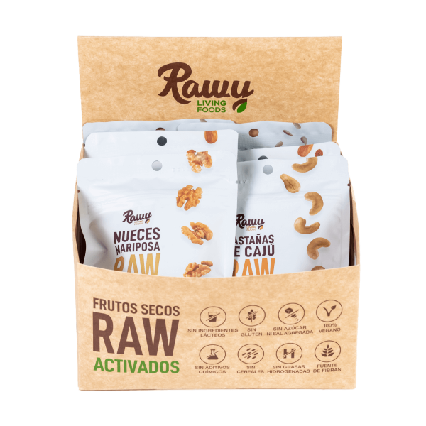 Frutos Secos Raw Activados de 80g Combinados x12