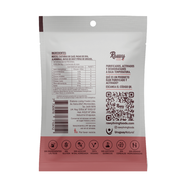 Frutos Secos Mix Raw Activado 40g x12