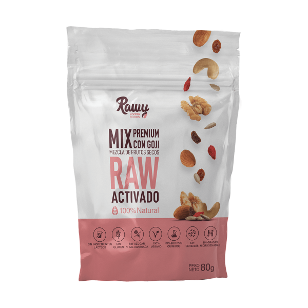 Frutos secos Mix Raw Activado 80g x12