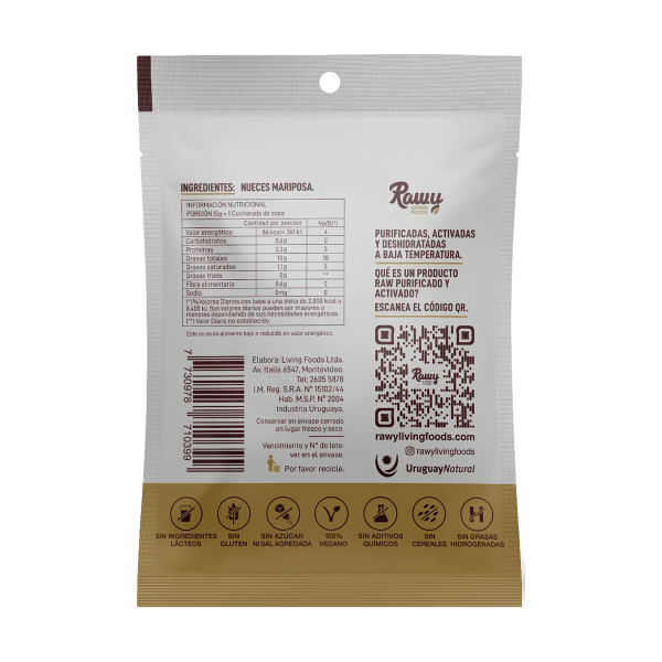 Frutos Secos Nueces Raw Activadas 30g x12
