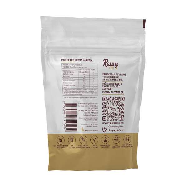 Frutos secos Nueces Raw Activadas 80g x12